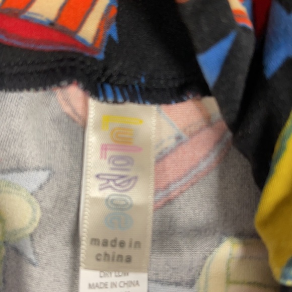 LuLaRoe New Kid’s S/M Patriotic Hat Star Leggings NWT - Picture 5 of 9